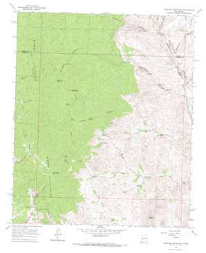 Jaralosa Mountain USGS topographic map 33107d5