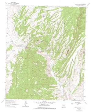 Montoya Butte topo map