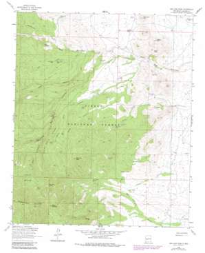 San Juan Peak USGS topographic map 33107f3
