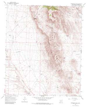 Puertecito Gap USGS topographic map 33107g2
