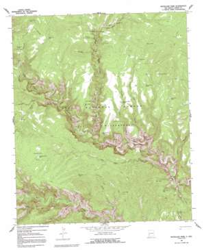 Burnt Corral Canyon USGS topographic map 33108c3