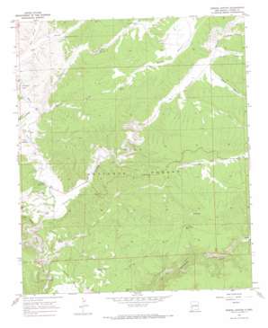 Spring Canyon USGS topographic map 33108d1