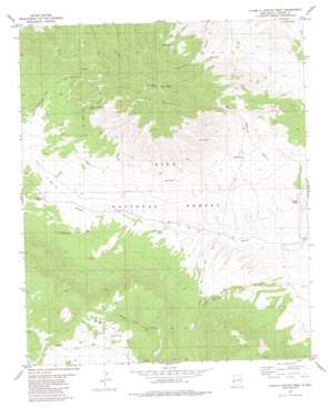 O Bar O Canyon West USGS topographic map 33108e3