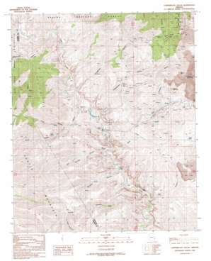Copperplate Gulch USGS topographic map 33109a4