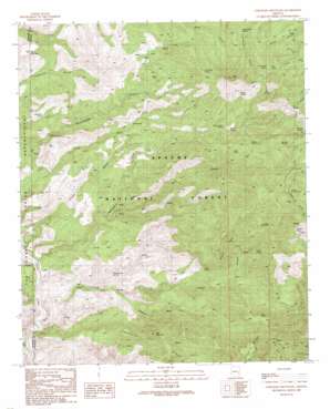 Coronado Mountain USGS topographic map 33109b4