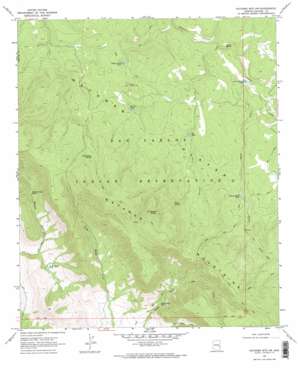 Natanes Mountains NW USGS topographic map 33109d8