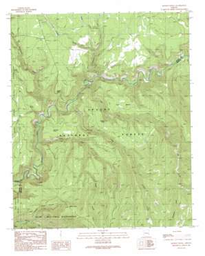 Hoodoo Knob USGS topographic map 33109f4