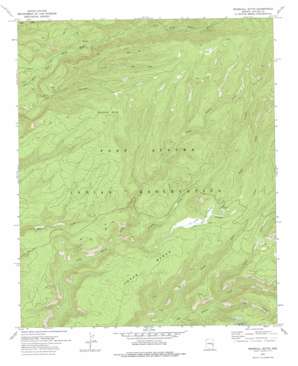 Marshall Butte topo map