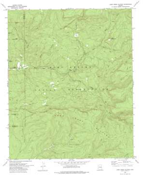 Corn Creek Plateau USGS topographic map 33109g7