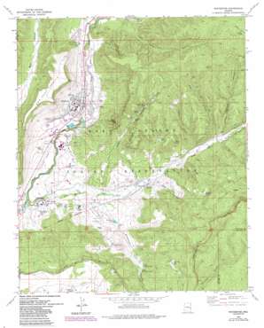 Whiteriver USGS topographic map 33109g8