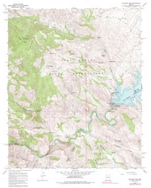 Coolidge Dam USGS topographic map 33110b5