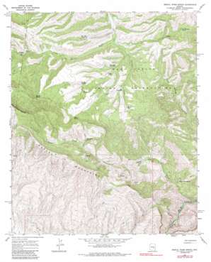 Mescal Warm Spring USGS topographic map 33110b6