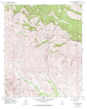 El Capitan Mountain USGS topographic map 33110b7