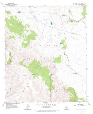 Ash Creek Ranch topo map