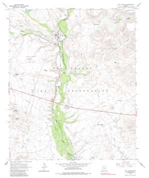 San Carlos USGS topographic map 33110c4