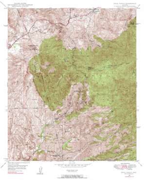 Pinal Ranch USGS topographic map 33110c8