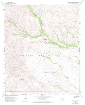Dourine Canyon USGS topographic map 33110d5