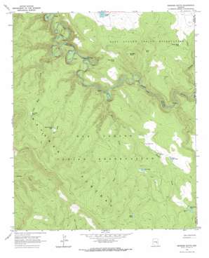 Georges Butte topo map