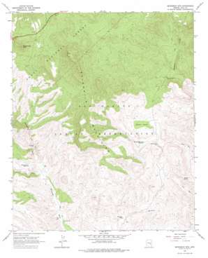 Sevenmile Mountains USGS topographic map 33110e5
