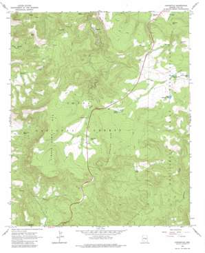 Chrysotile USGS topographic map 33110f5