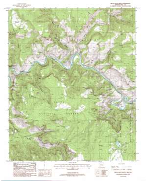 Mule Hoof Bend USGS topographic map 33110g5
