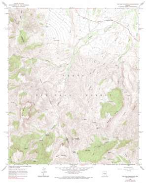 Two Bar Mountain USGS topographic map 33111e1