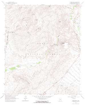 Adams Mesa USGS topographic map 33111f5