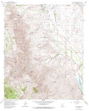 Tonto Basin topo map