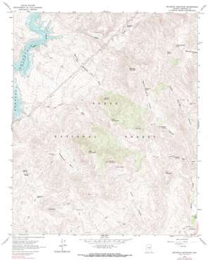 Maverick Mountain topo map