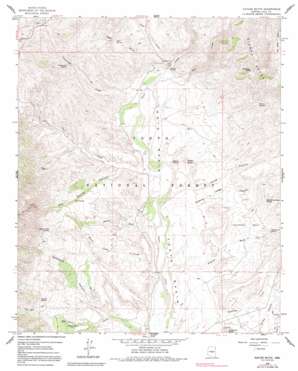 Kayler Butte topo map