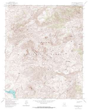 Lion Mountain topo map