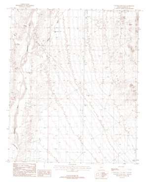 Wagner Wash Well topo map