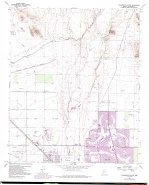 Calderwood Butte topo map