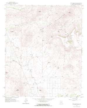 Daisy Mountain topo map