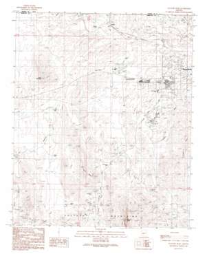 Vulture Peak USGS topographic map 33112h7