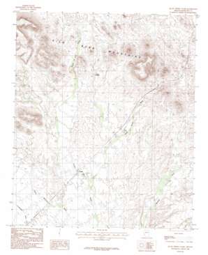 Quail Spring Wash USGS topographic map 33113b1