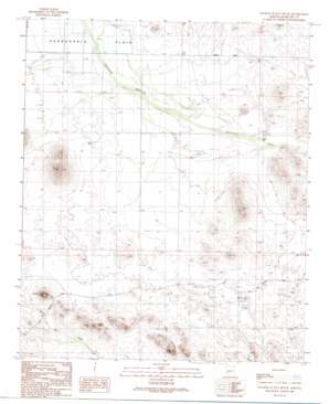 Fourth Of July Butte topo map
