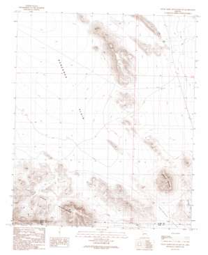 Little Horn Mountains NE USGS topographic map 33113d5