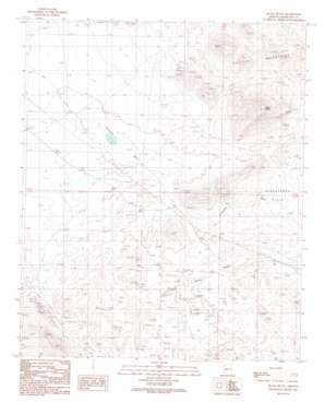 Black Butte topo map