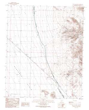 East Of Utting topo map