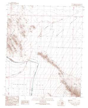 Bouse Hills East USGS topographic map 33113h7
