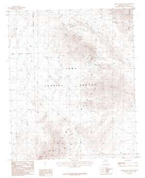 North Trigo Peaks USGS topographic map 33114d4