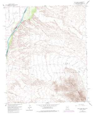 Mule Wash USGS topographic map 33114d5
