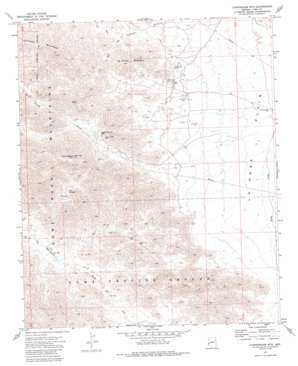 Cunningham Mountain USGS topographic map 33114e3