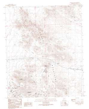 Plomosa Pass USGS topographic map 33114f1