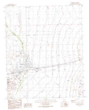 Quartzsite USGS topographic map 33114f2