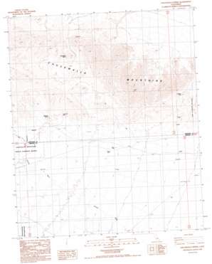 Chuckwalla Spring USGS topographic map 33115d2