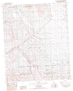 East Of Red Canyon topo map