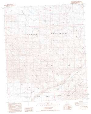 Red Canyon topo map