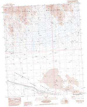 Ford Dry Lake topo map